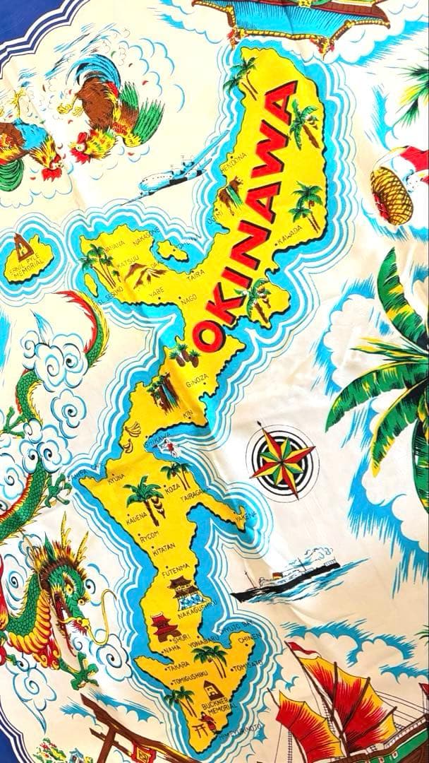 沖縄スーベニアスカーフ OKINAWA Souvenir Scarf 60s