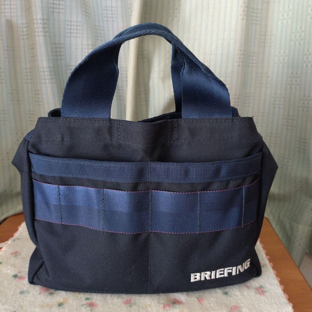 BRIEFING ネイビー ハンドバッグ