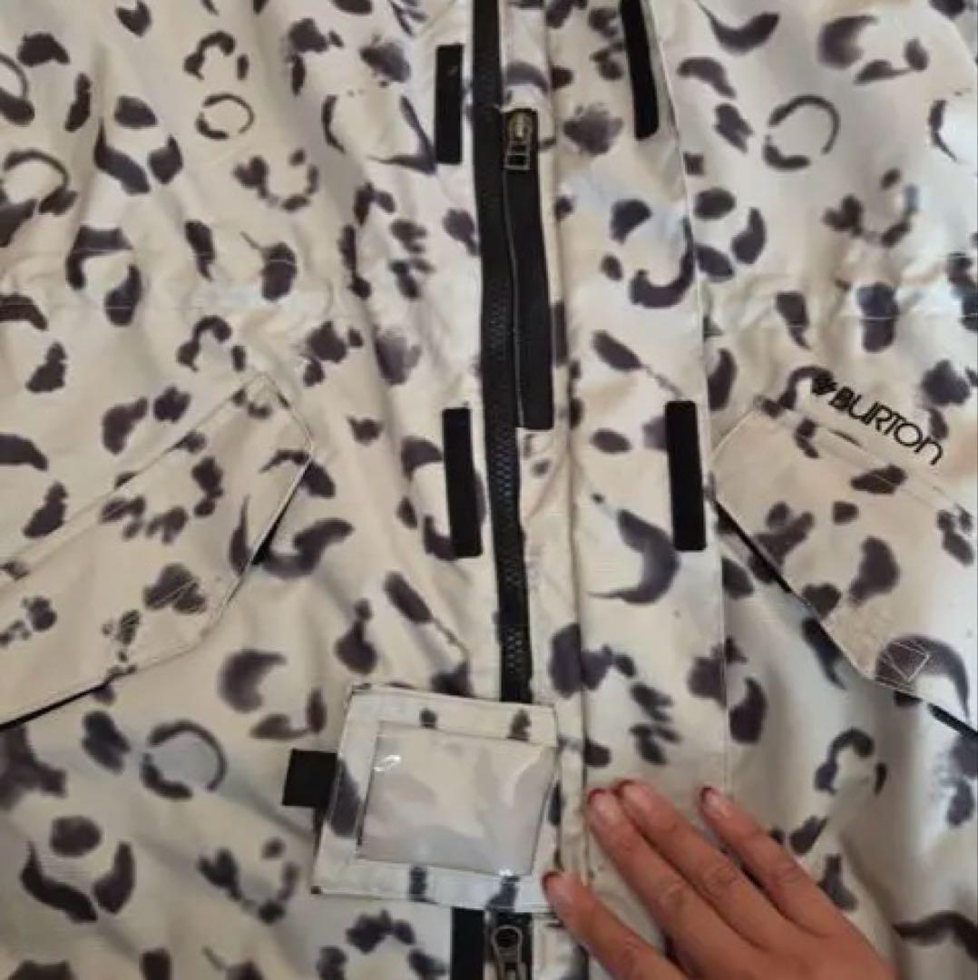 Burtonスノボウェア 上下セット Mサイズ DRYRIDE レオパード 紫