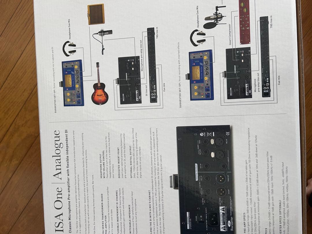 Focusrite ISA One アナログマイクプリアンプ