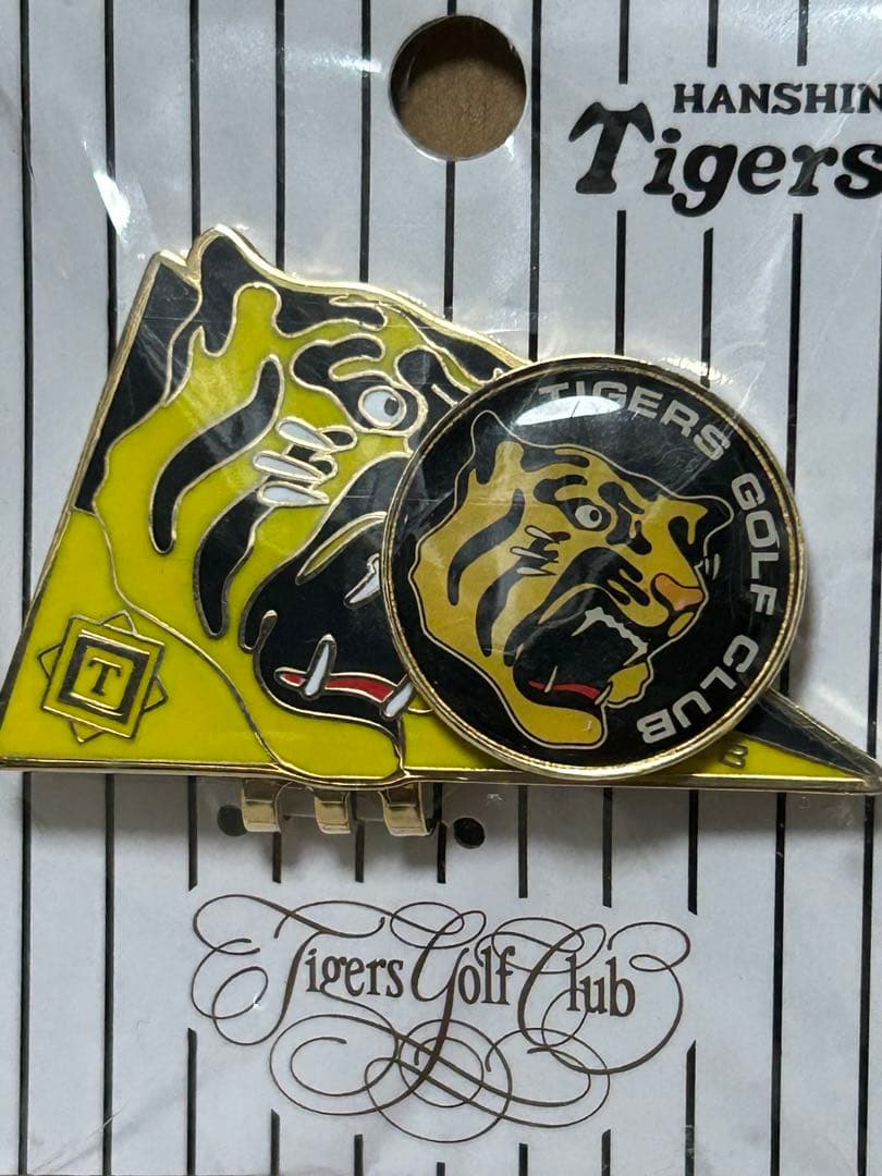 阪神タイガースゴルフクラブ　限定　ゴルフマーカー　マグネット式クリップマーカー