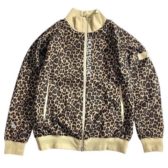 パーリーゲイツ ゴルフ 撥水×保温 ヒョウ柄 ストレッチ ブルゾン ウェア 1