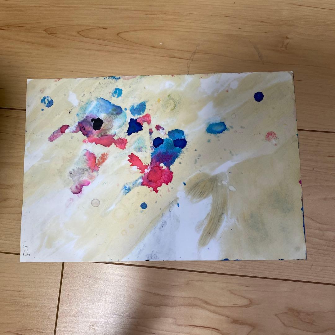 黄菊しーく 水彩画 原画 2010年 si_kyu