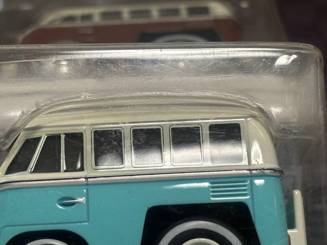 ★激レア 非売品 チョロＱ ワーゲンバス Type-II 水色・茶色 2台★