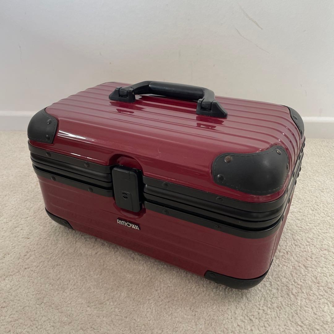 RIMOWA Samba Nova ビューティケース18L ボルドーレッド 鍵付