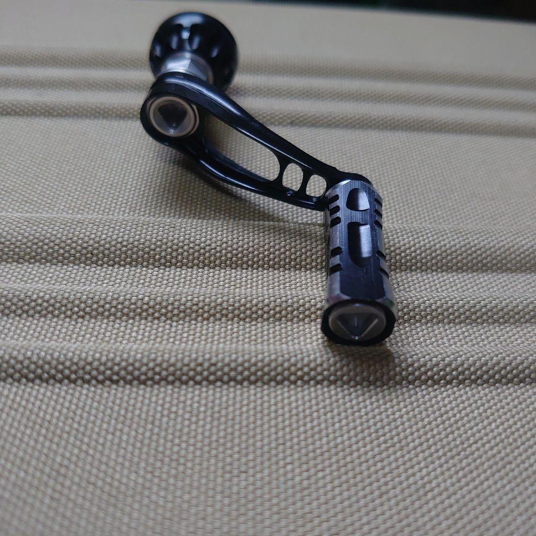 シマノ用 シングルハンドル軽量ハンドル ブラックシルバー ステラ ヴァンキッシュ