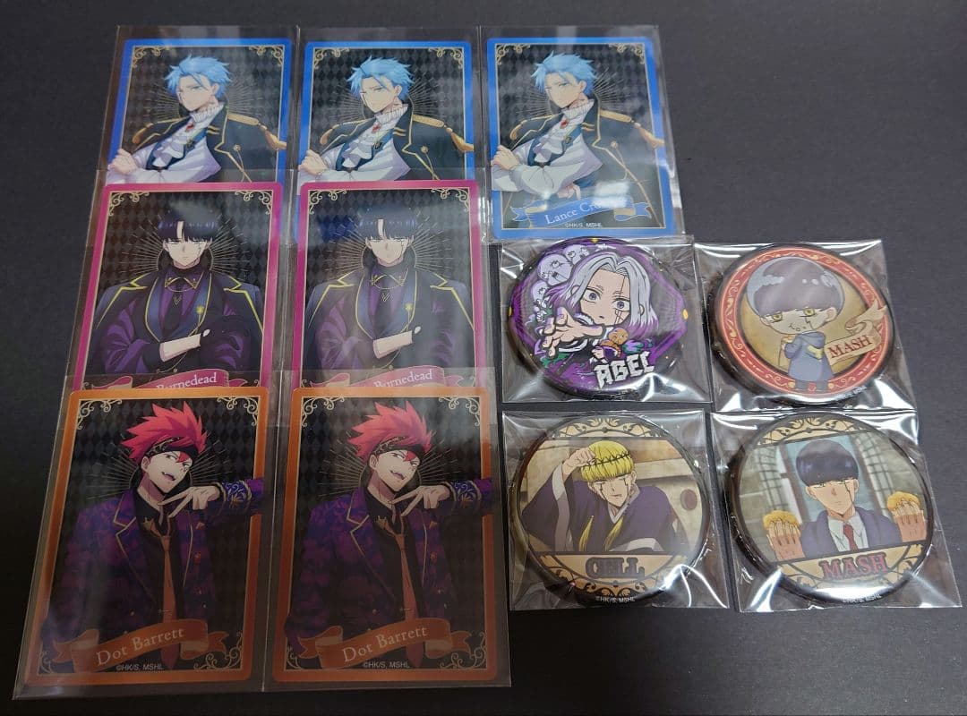 マッシュル　クリアカード　缶バッジ　セット