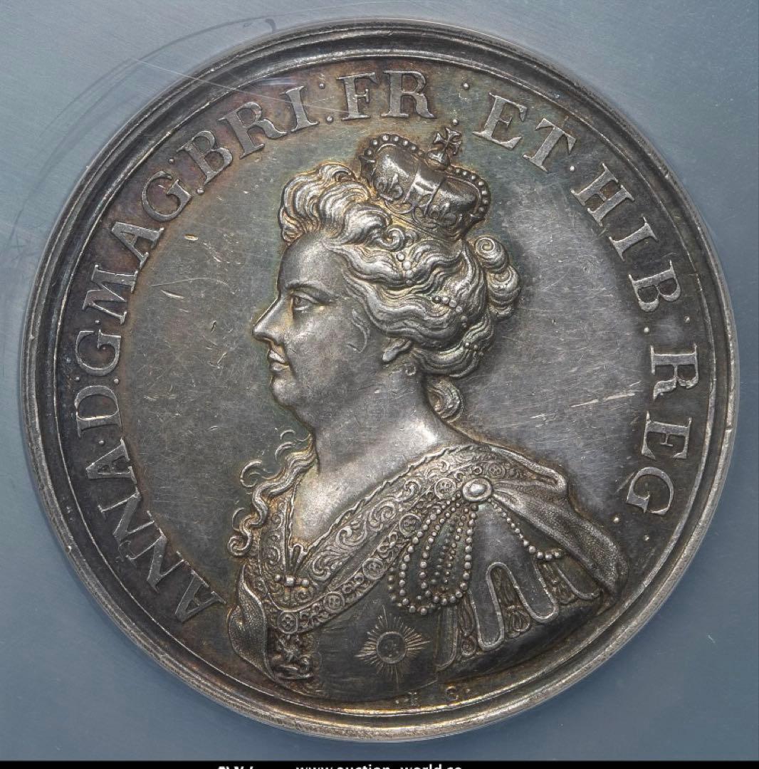 値下しました❗️アン女王　マルプラケの戦い　トーン！　シルバーメダル特大スラブ