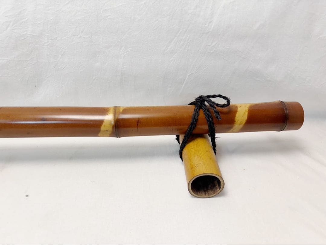 未使用 茶道具 煤竹 結界 茶室道具 間仕仕切 竹工芸 衝立 和家具 紙箱