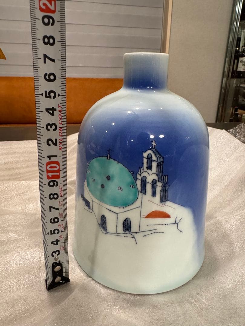 辻殻彦⭐︎海の教会⭐︎有田焼　花瓶