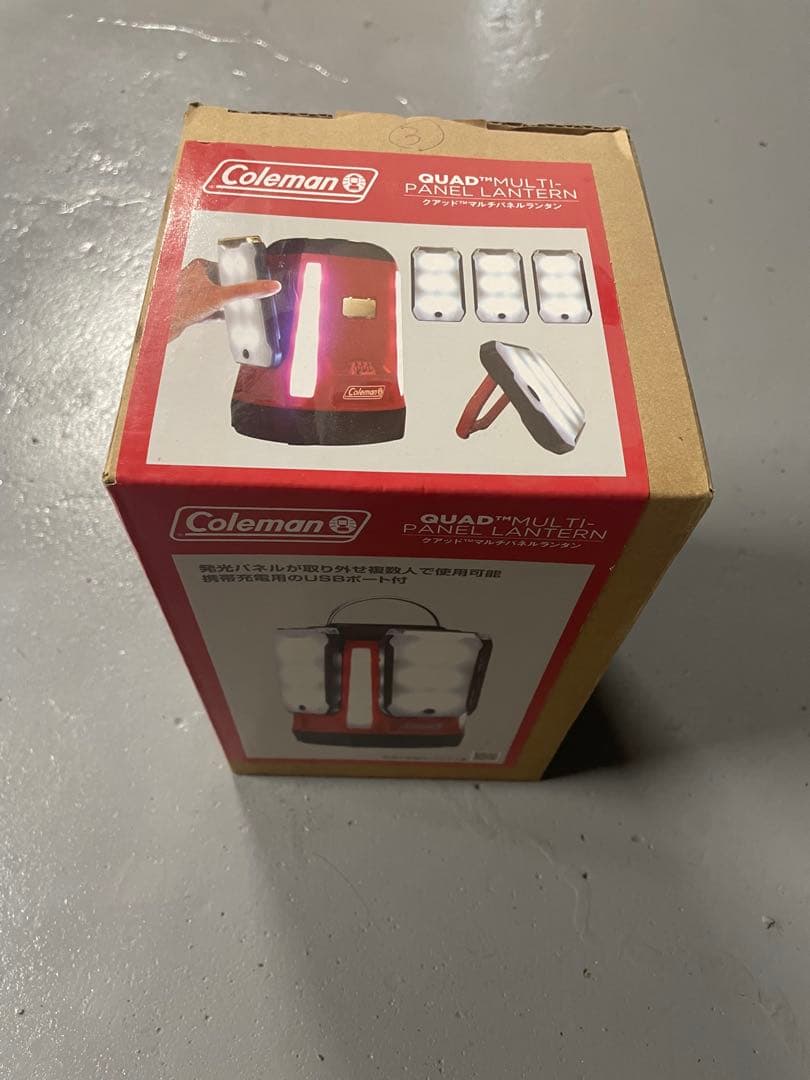コールマン（Coleman）マルチパネルランタンplus レッド 2218786