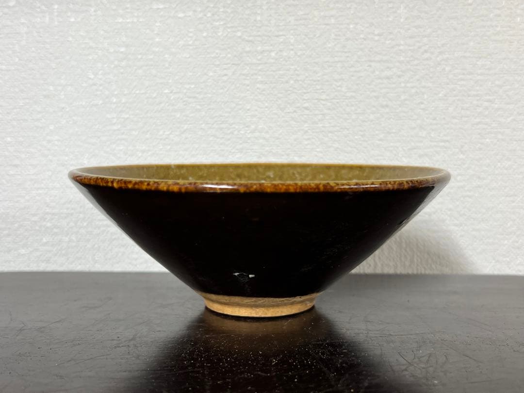 中国古美術　宋時代そば釉茶碗　XG020