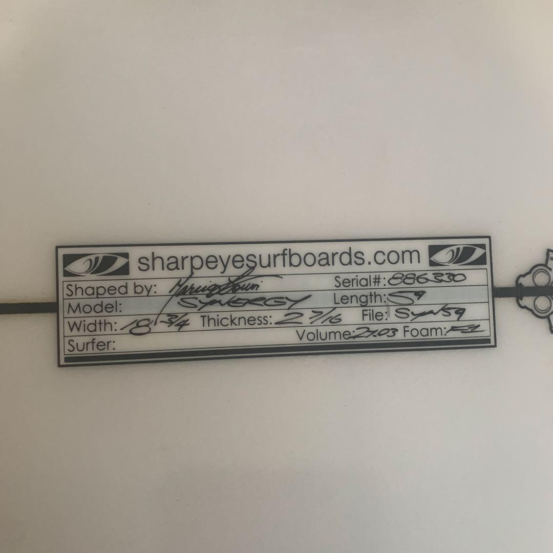 SharpEye SNEEZY 5’9” ショートボード 中古 修理あり 送料込