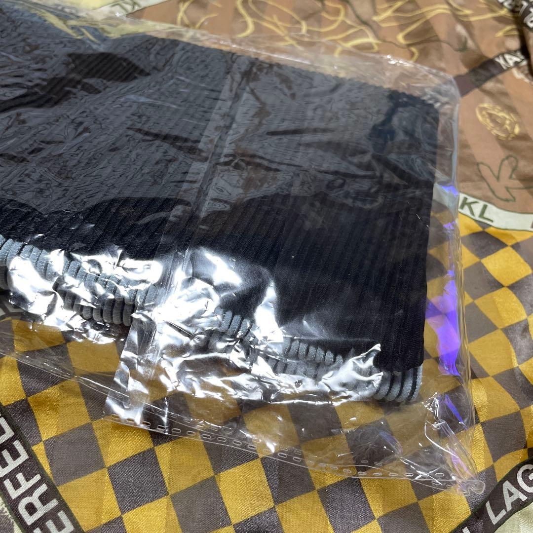 【8日まで】未開封男闘呼組 ニット風1988ショルダートートバッグ（灰色/黒色）