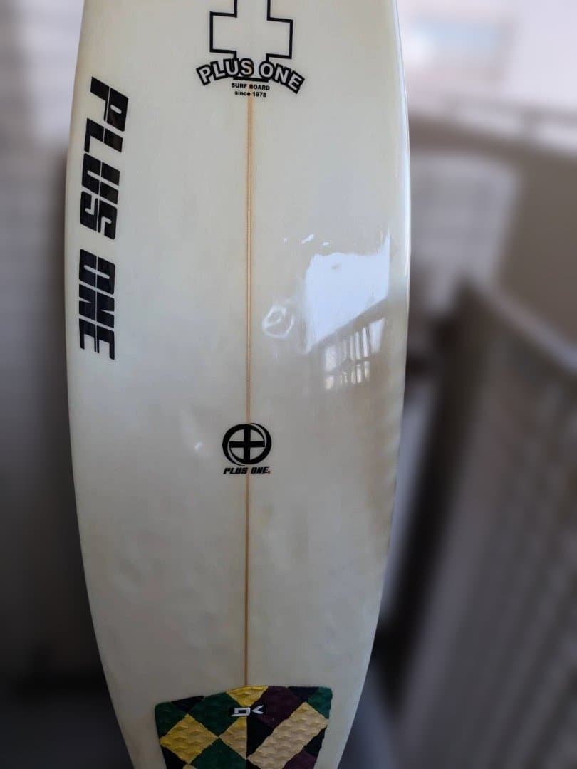 PLUS ONE プラスワン サーフボード 6’1″ SFCフィン付 ケース付