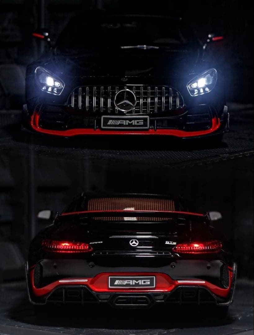 1/18 メルセデスAMG GT R ダイキャスト ライト音声付 新品