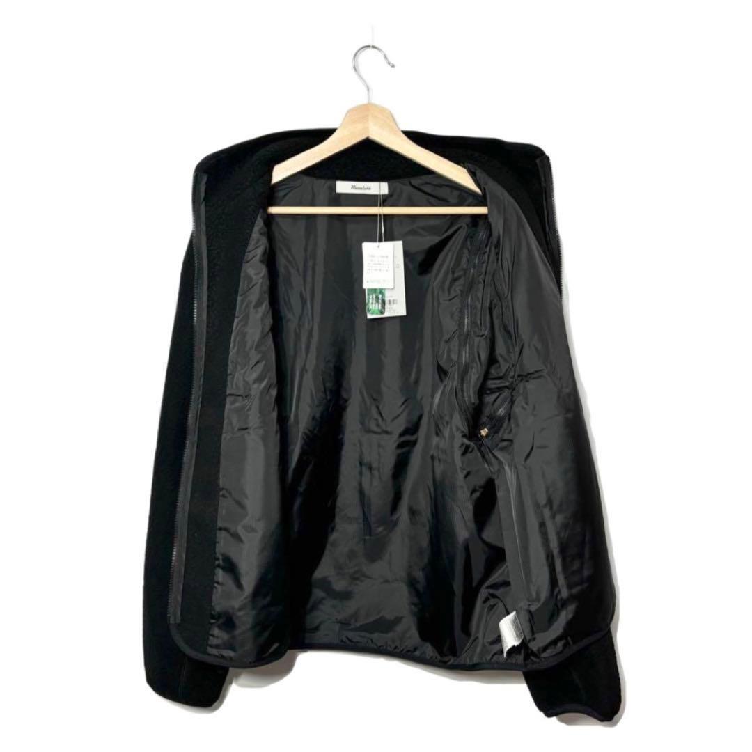 新品 ラッセルノ 2WAY ボアフリース ジャケット ブラック XL 6 ベスト