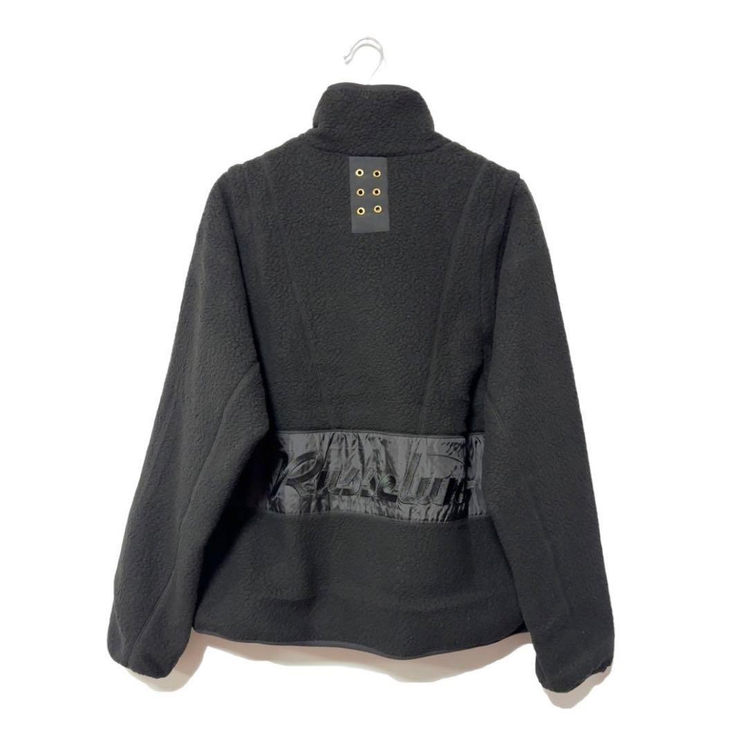 新品 ラッセルノ 2WAY ボアフリース ジャケット ブラック XL 6 ベスト