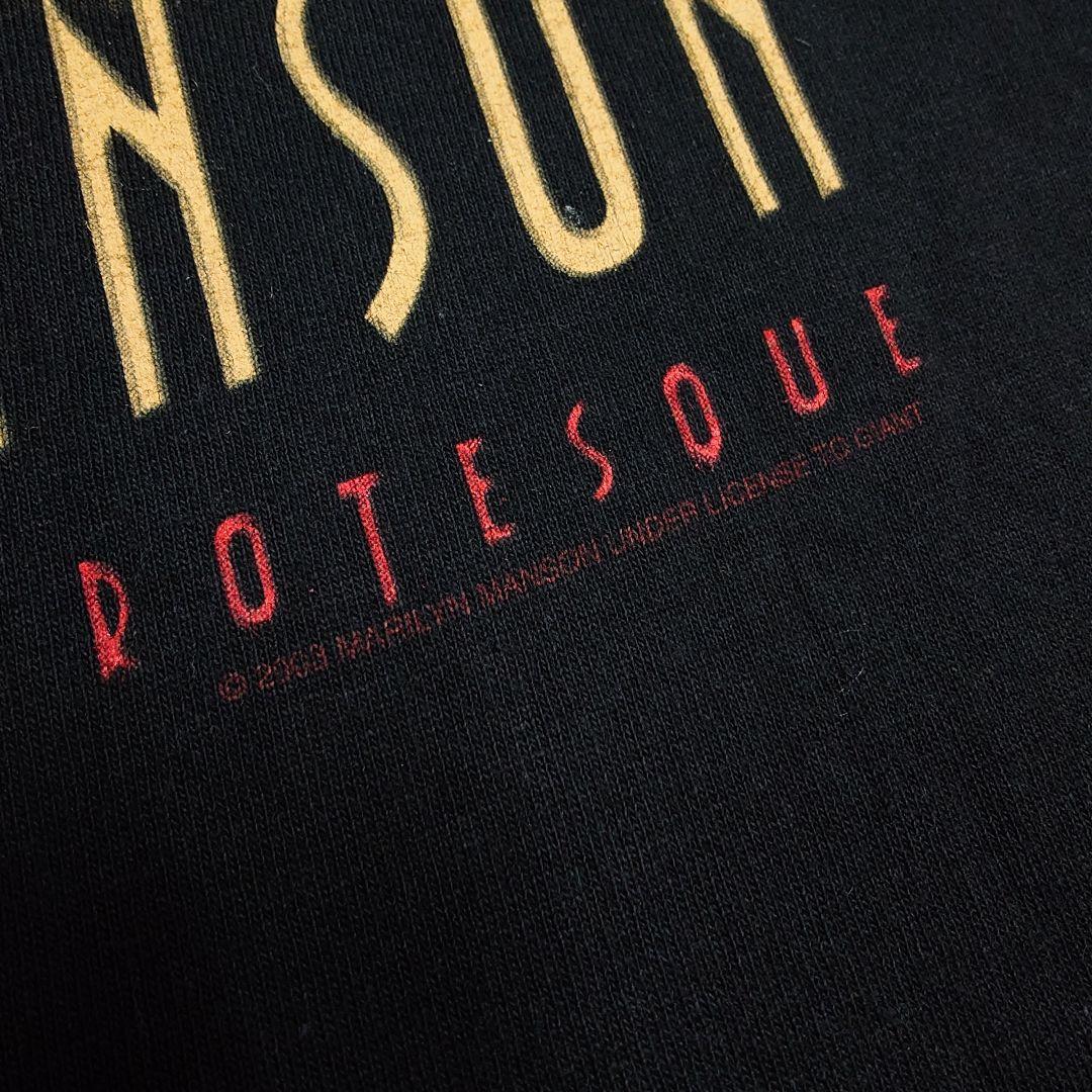 美品【00s】マリリンマンソン オフィシャル ビンテージ バンドTシャツ M