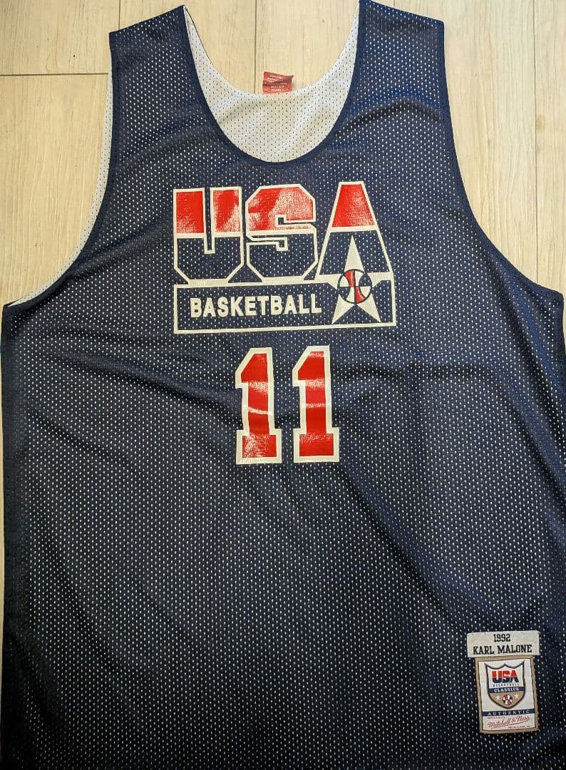 1992年ドリームチーム カール・マローン リバーシブル タンクトップ