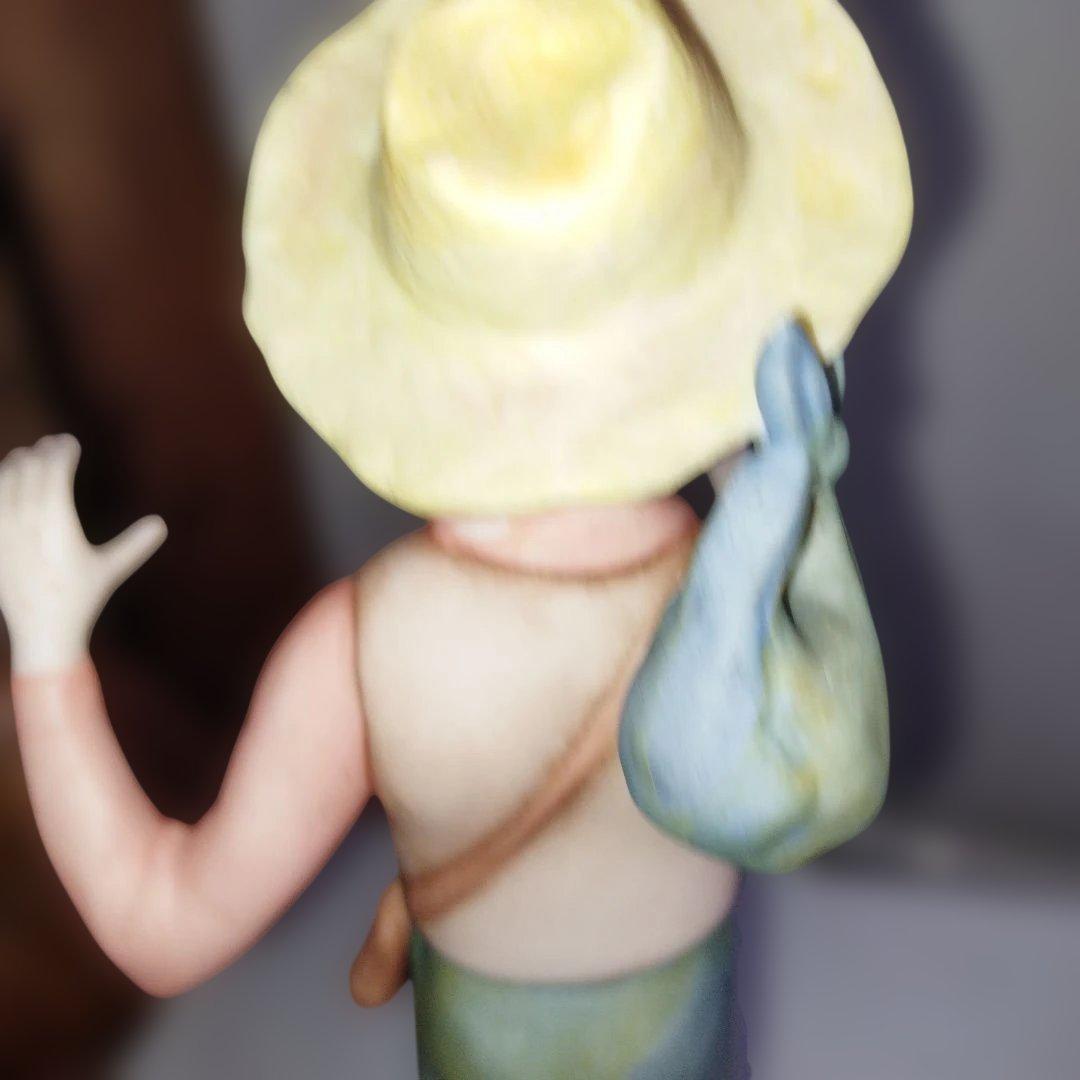 陶器製少年像 約25cm