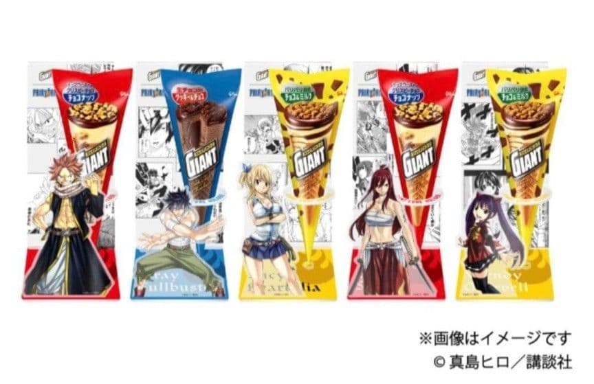 グリコ　FAIRY TAIL　オリジナルアクリルスタンドセット（5種1セット）