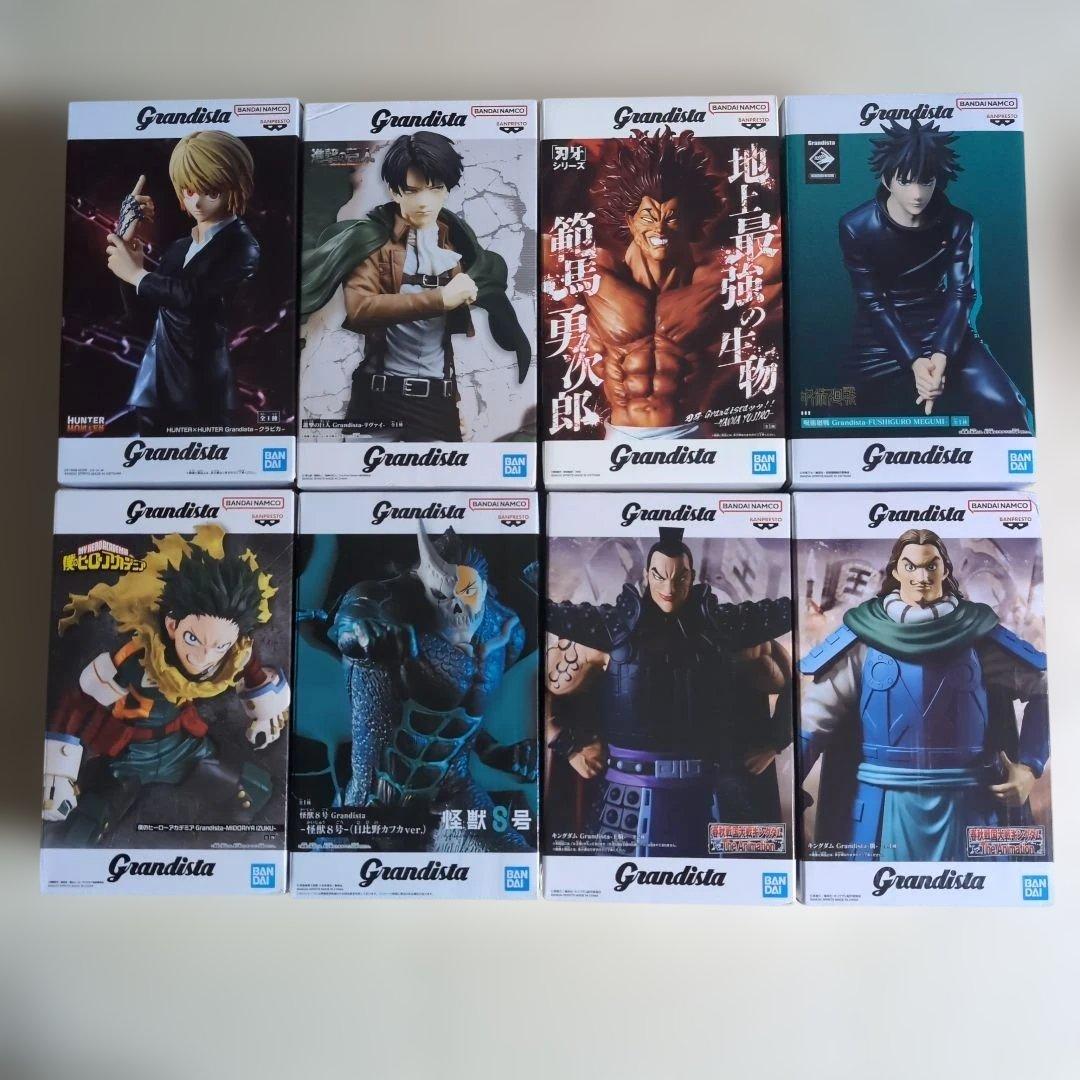 Grandista　フィギュア　まとめ売り　6個セット　進撃　刃牙　キングダム
