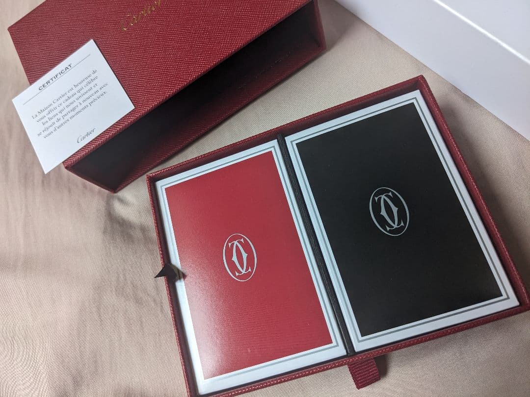 Cartier トランプセット 赤と黒