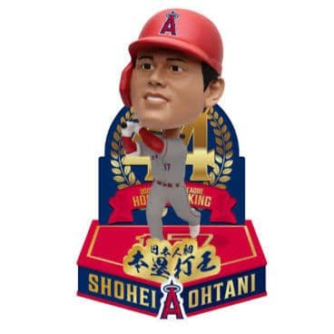 大谷翔平／ホームラン王ボブルヘッド／エンゼルス／本塁打王