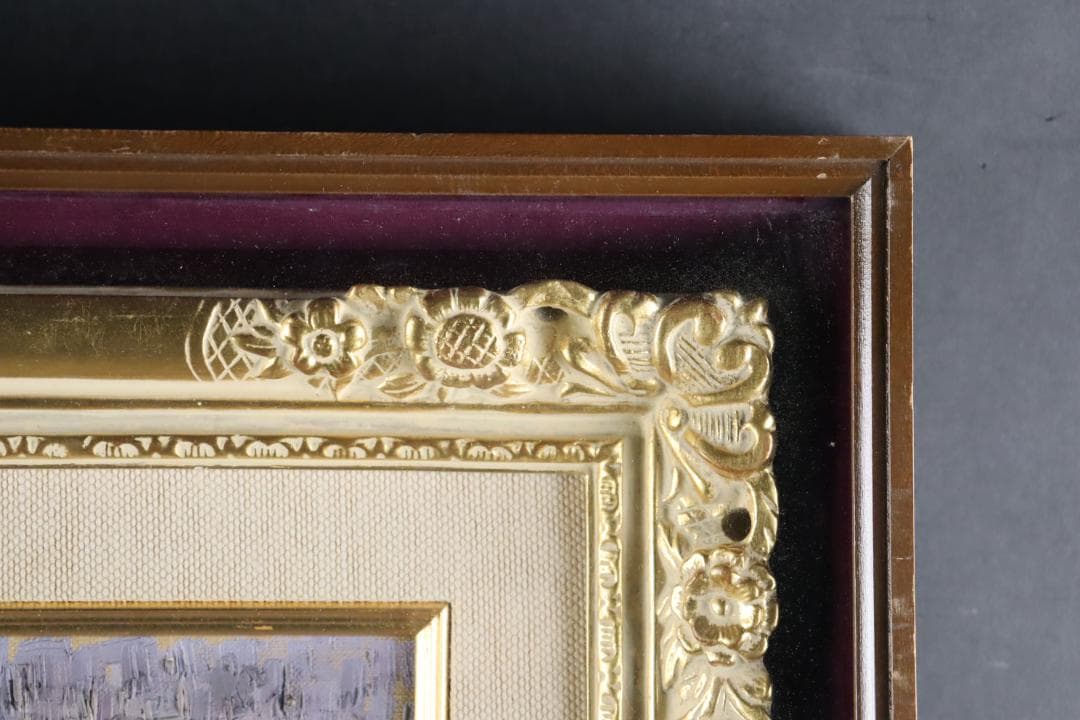 真作保証 高田誠 「早春の妙義」 油彩6号 共シール 文化功労者 日本芸術院会員