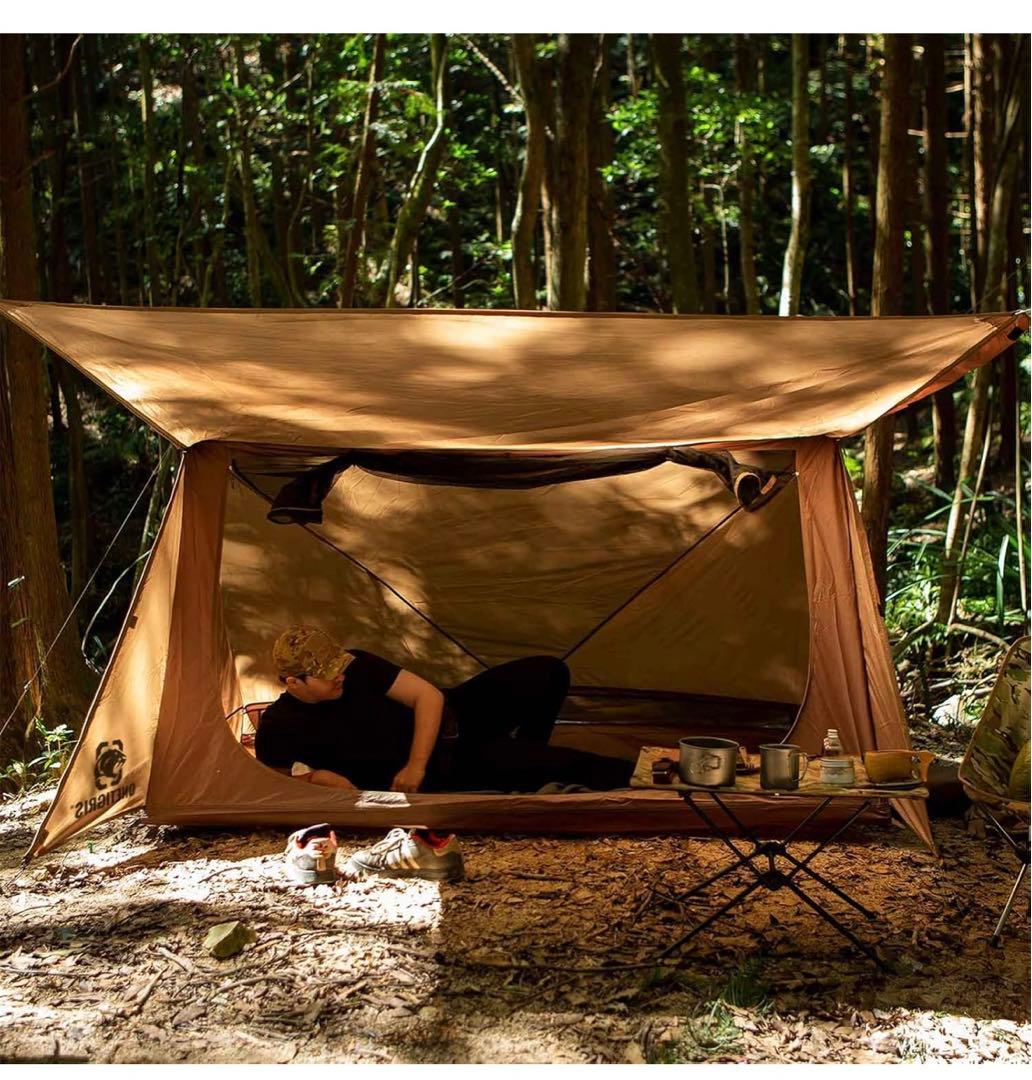 【OneTigris】スーパーシェルター 超軽量 BLACK ORCA 2.0