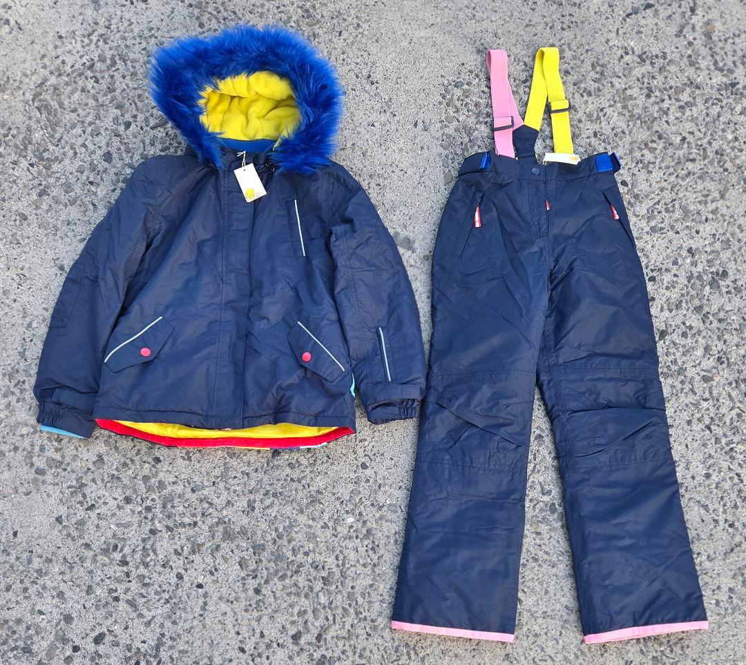 子ども用スキーウェアセット（ネイビー）