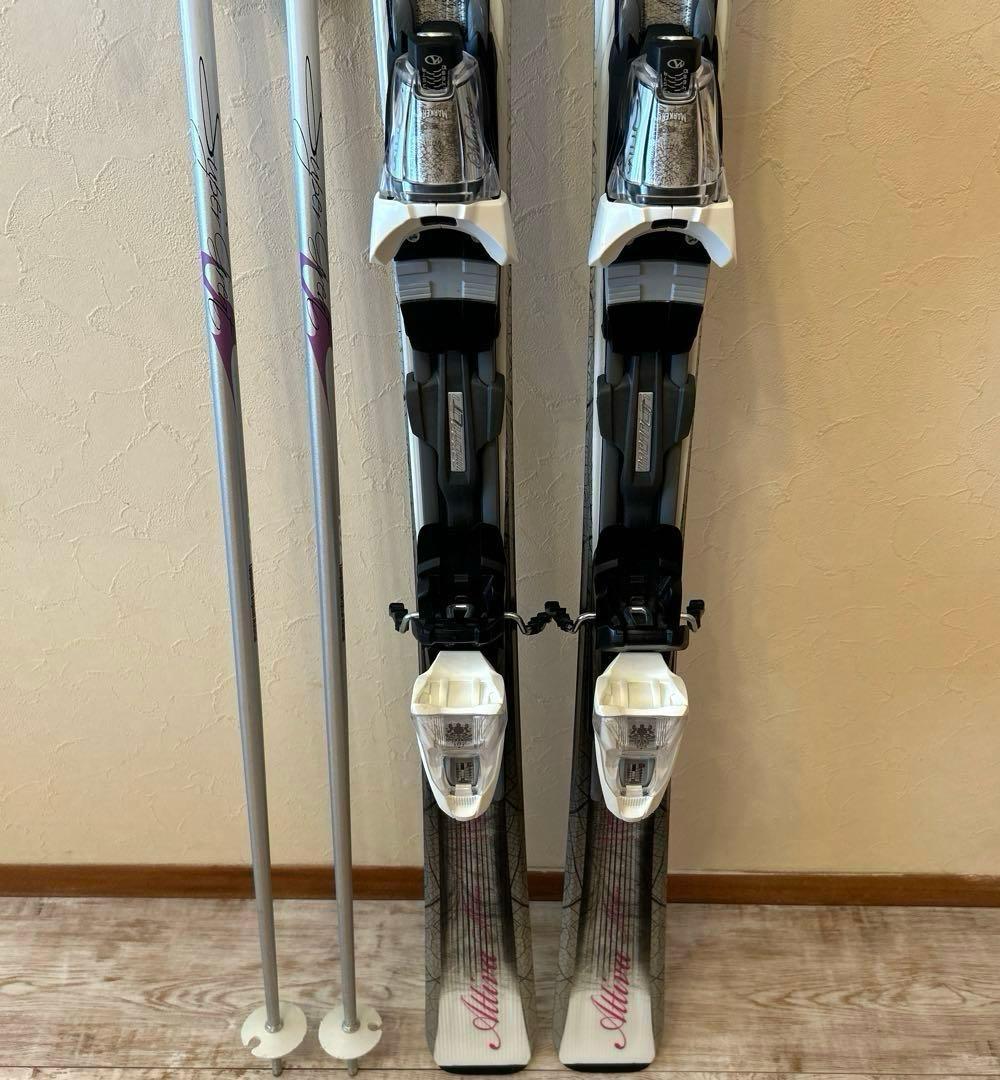 ◾️カービングスキーセット　スキー板156㎝　ブーツ25㎝ レディース用　女性用