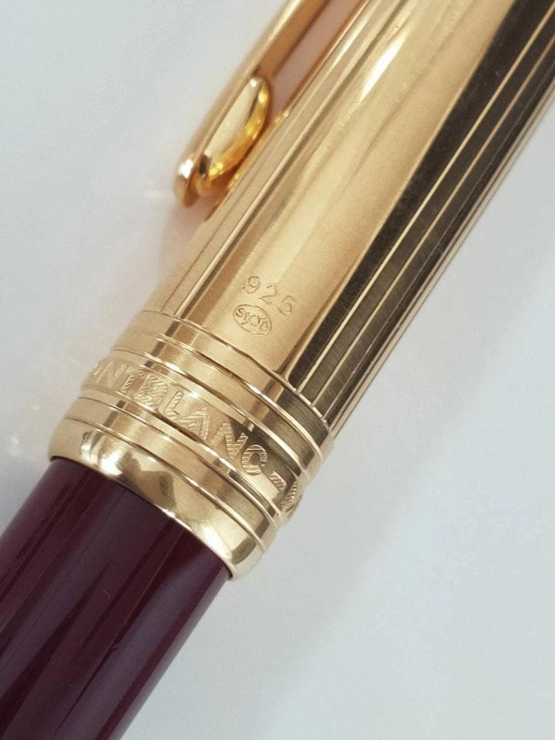 希少モンブラン ボールペン マイスターシュテュック シルバー 925 バーメイル