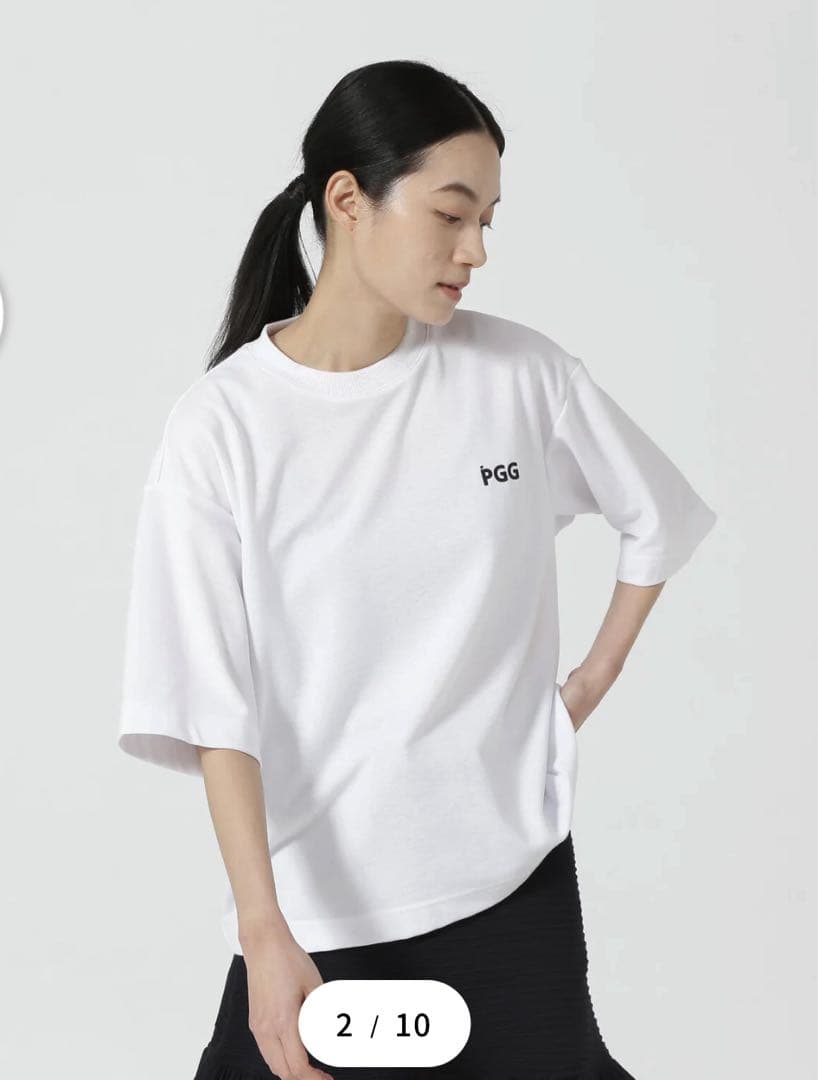 PEARLY GATES PGGロゴ Tシャツ