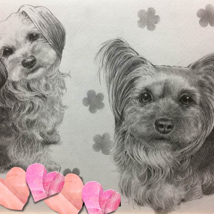 似顔絵イラストオーダー 6月のご予約 満員となりました。