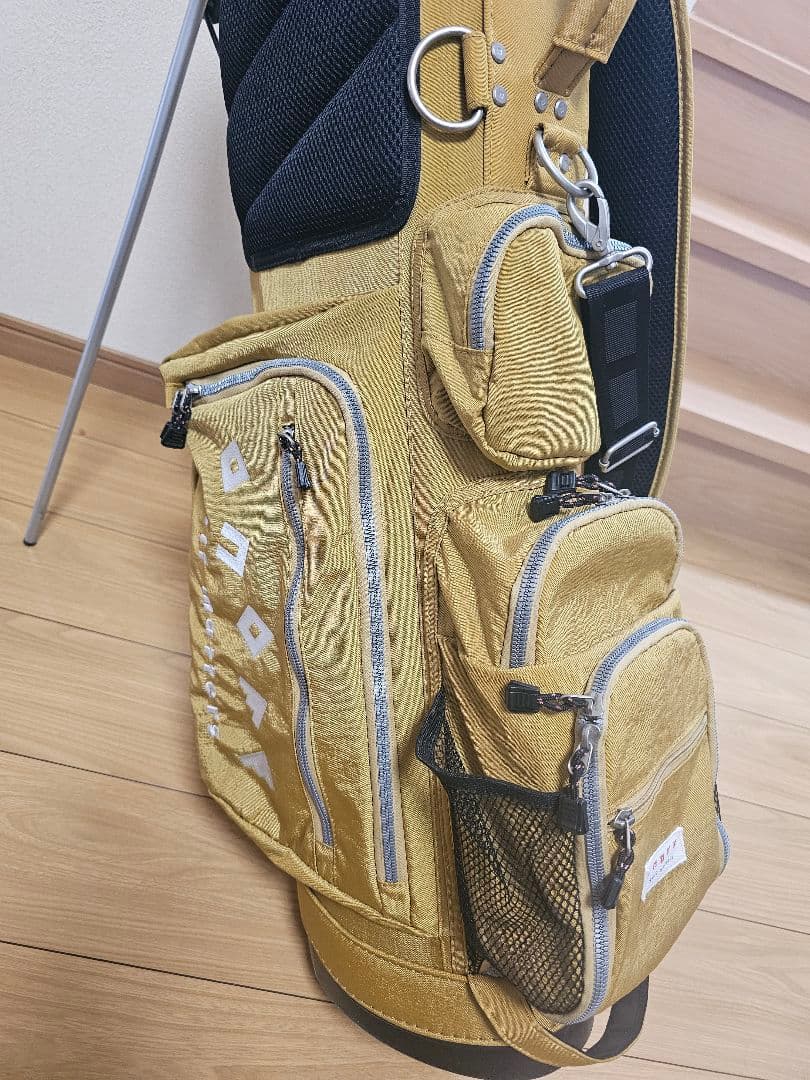 オノフ　スタンドキャディーバック　マスタード　６分割