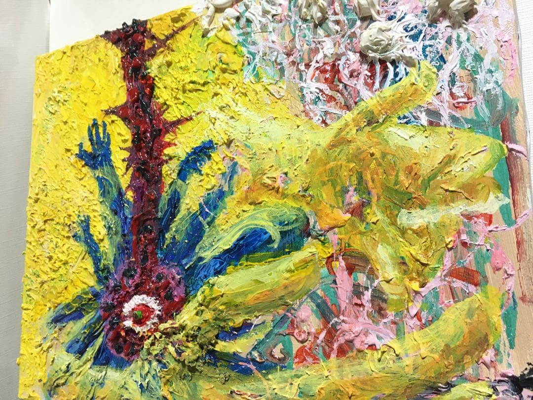 絵　絵画　原画　 油絵　アート　雑貨　抽象画　モダン　インテリア　一点物　原画