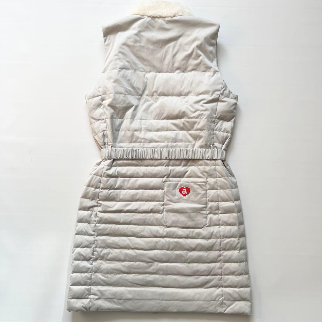 ARCHIVIO アルチビオ　ダウン　ワンピース　ファー　中綿　38 M グレー