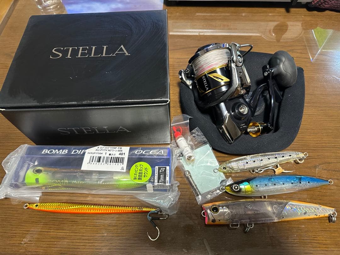 STELLA リールとルアーセット