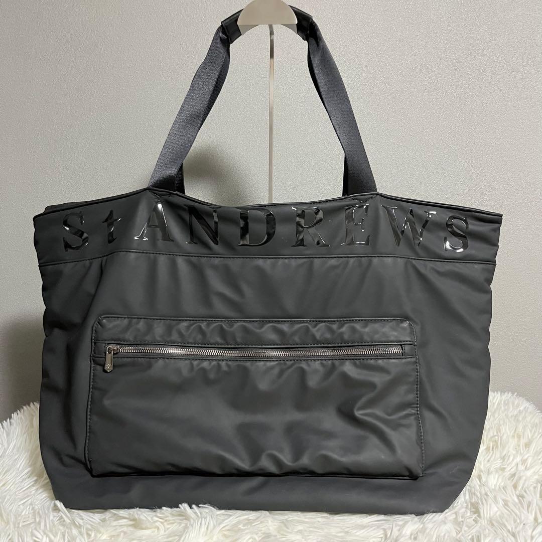 St ANDREWS セントアンドリュース ゴルフバッグ ロッカーバッグ 黒