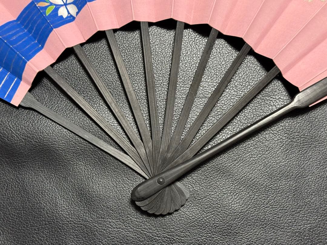 扇子　33.3cm 宮脇賣扇庵　桜　流水　飾り扇　飾舞扇　舞扇子　舞踊　着物