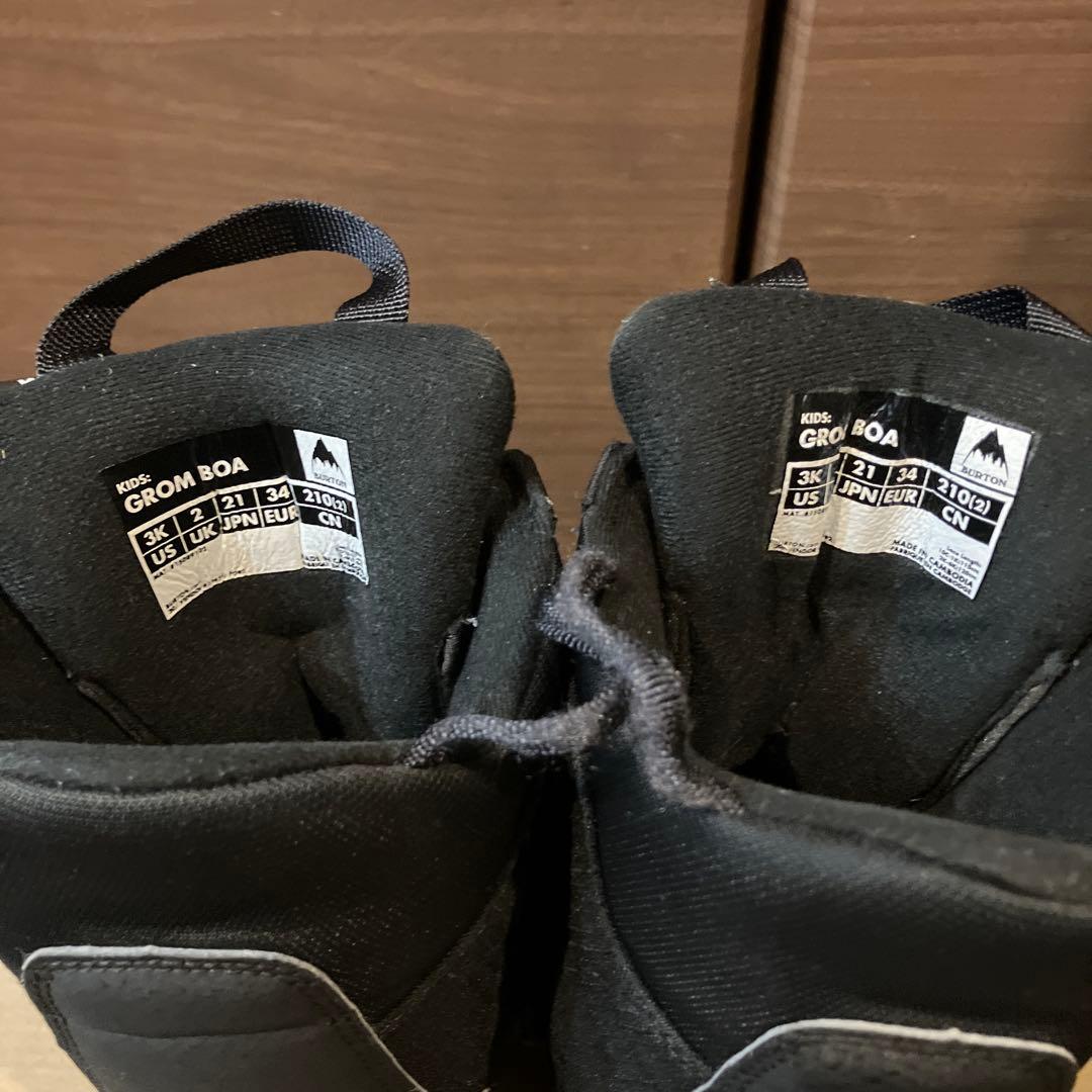 BURTON GROM BOA 3K ブラック　21cm