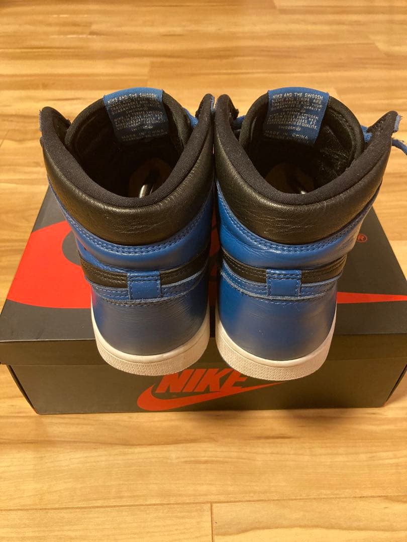 シューズ(男性用) JORDAN1 high DK MARINA BLUE US9.5 27.5cm