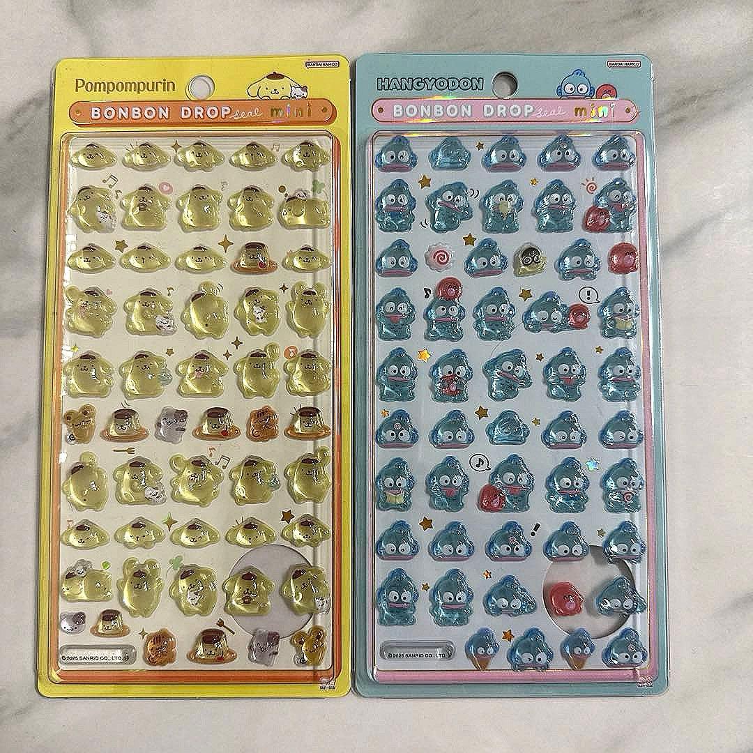 【正規品】ボンボンドロップシール　ミニ　コンプリートセット　サンリオ　ディズニー