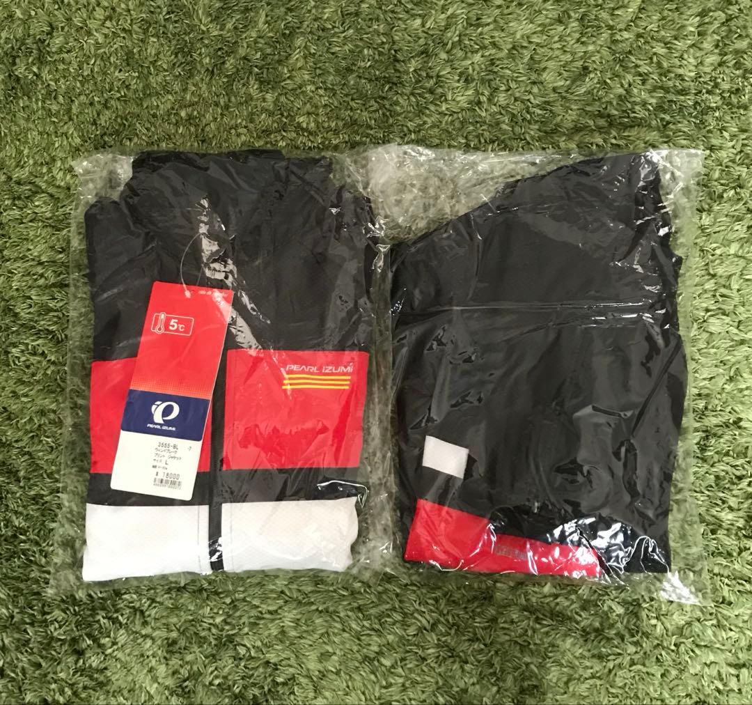 未使用品 パールイズミ ウィンドブレーク プリントジャージ プリントタイツ