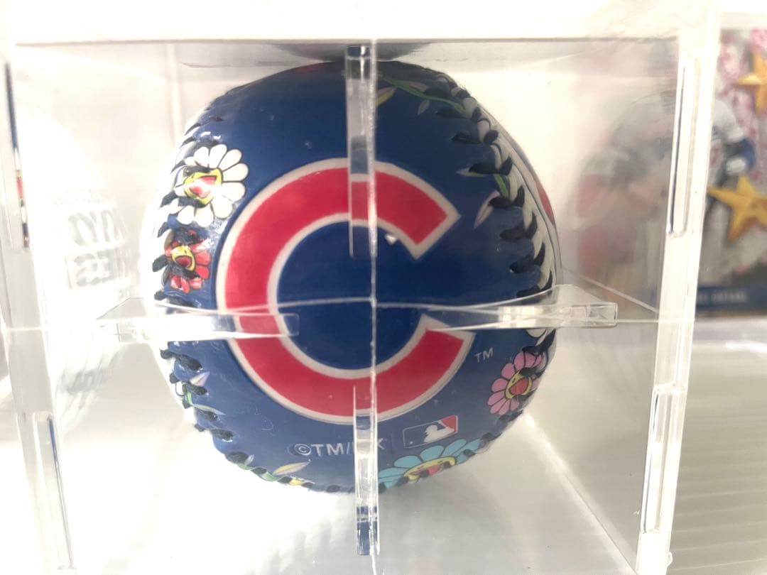 村上隆×MLBコラボ 東京シリーズ　ドジャース、カブスボール＆Toppsカード