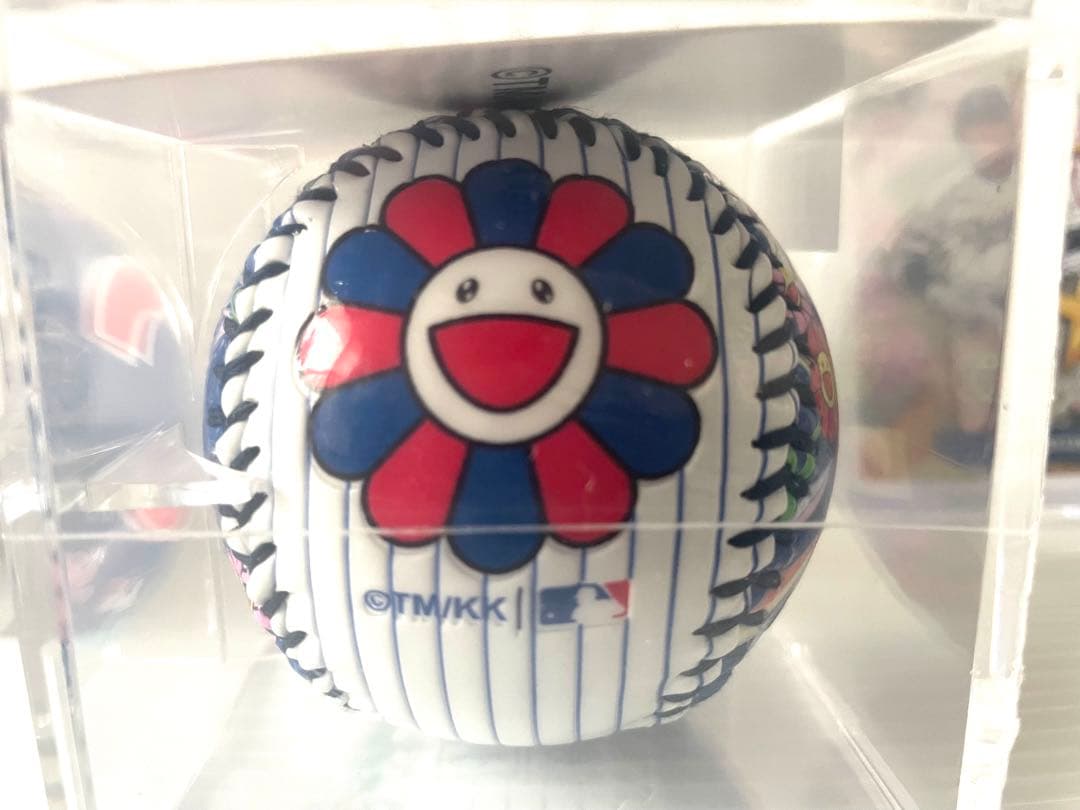 村上隆×MLBコラボ 東京シリーズ　ドジャース、カブスボール＆Toppsカード