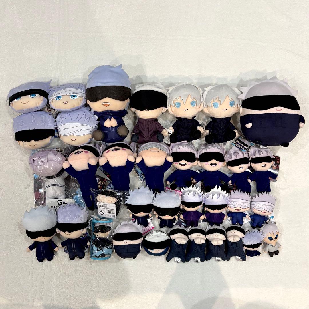 呪術廻戦 五条悟 ぬいぐるみ 人形 35点 セット まとめ売り 新品 未使用 品