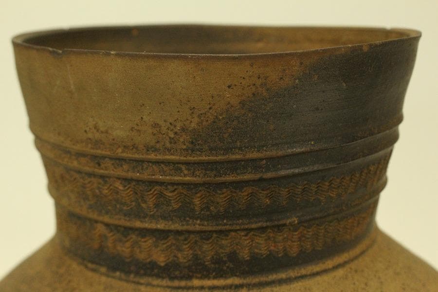 新羅 朝鮮 土器 須恵器 高29cm(ZE551)